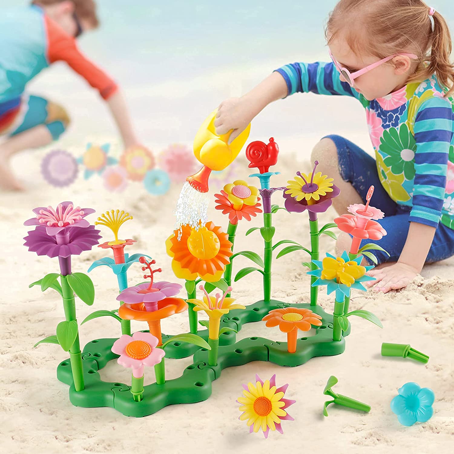 garden building-5 Wholesale Pretend Flower Garden Building Toy