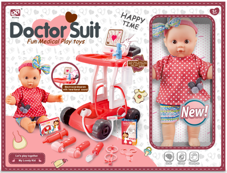 Wholesale Baby Care Toy Play Game w Trolley