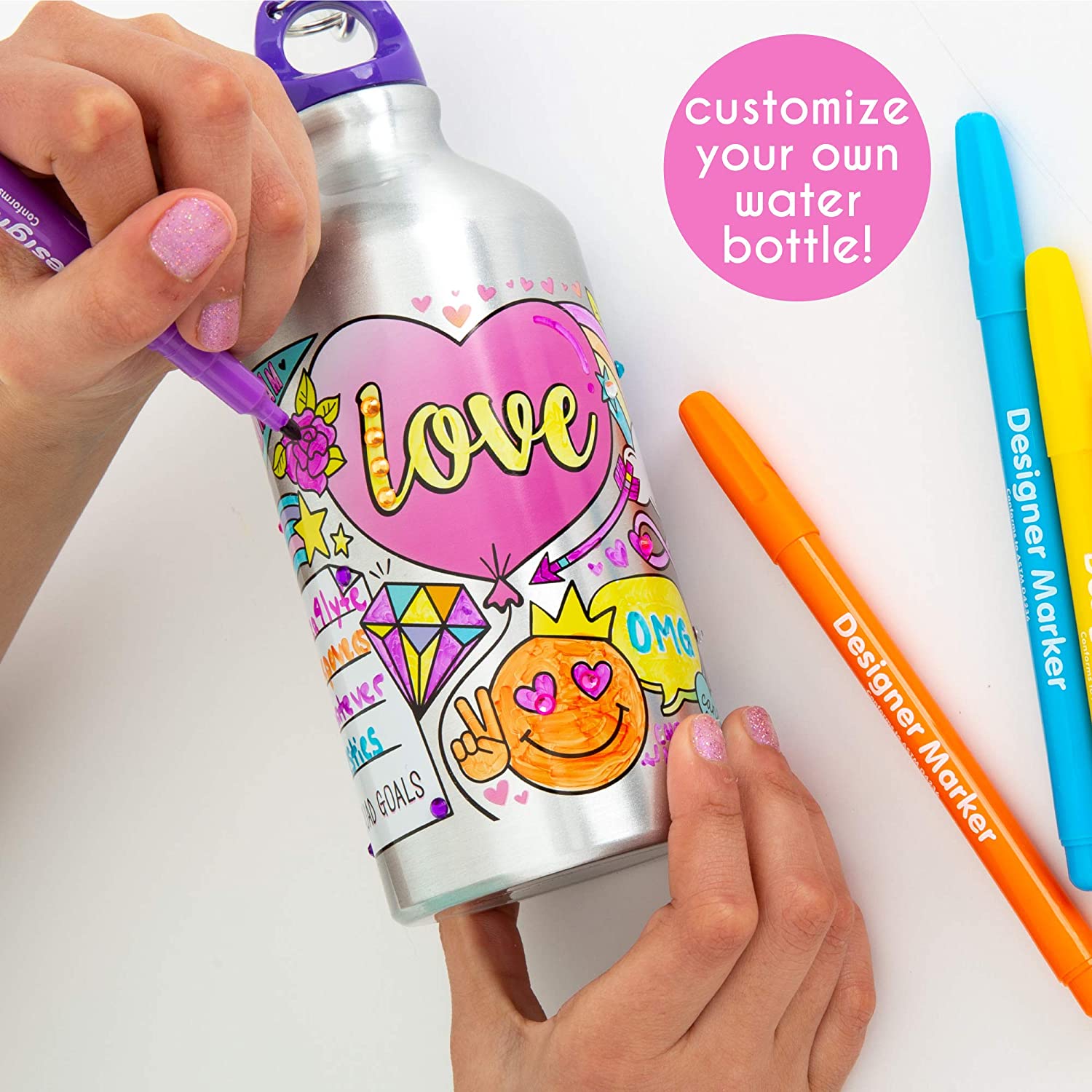 OEM DIY Bottle Coloring Craft Kit