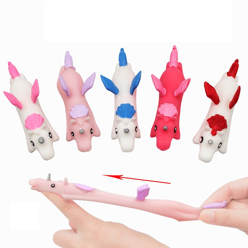 Wholesale Stretchy Rubber Slingshot Unicorn