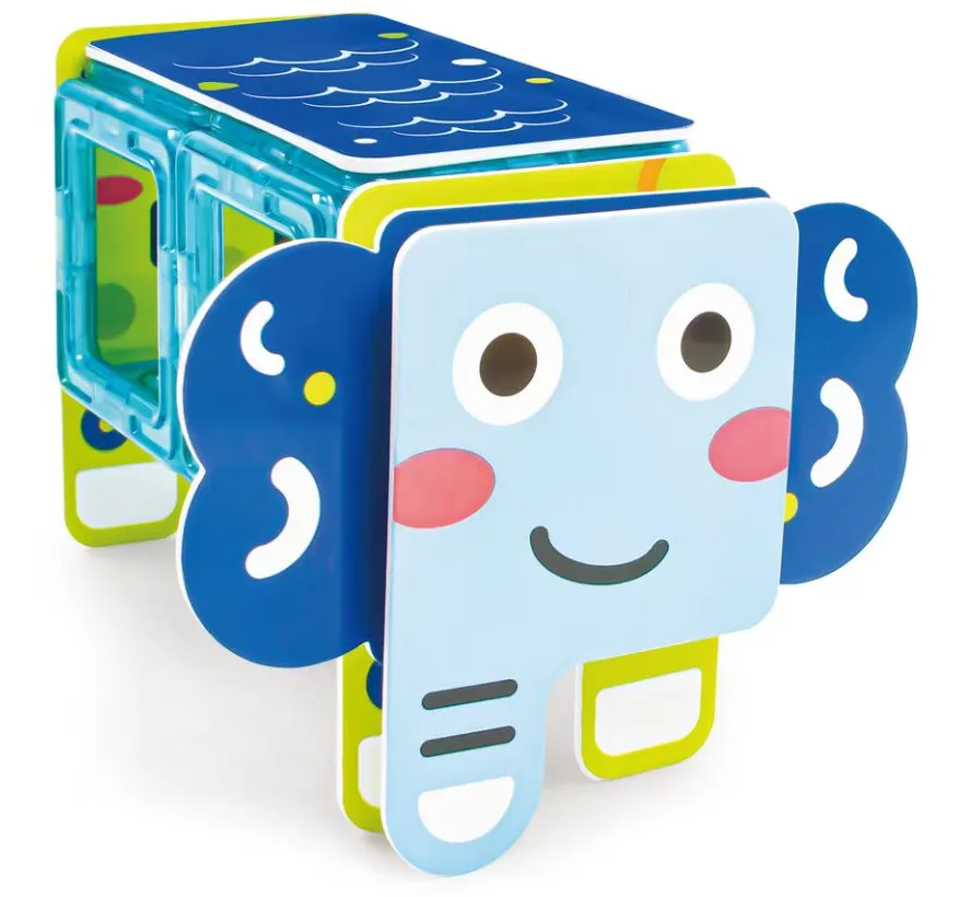 Magnetic Building block elephant
