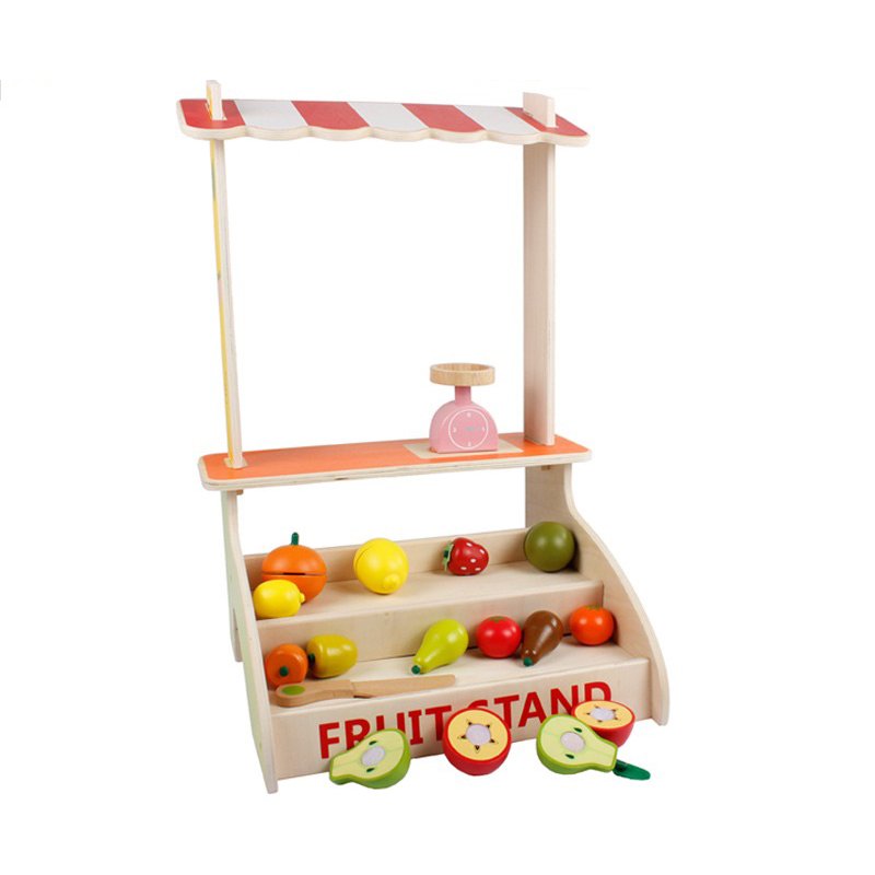 Wholesale Pretend Wooden Store playset