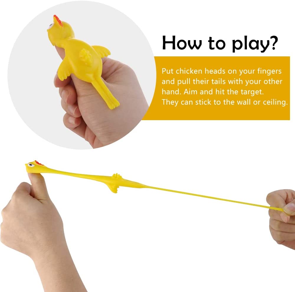 Wholesale Fingers Slingshot Rubber Chicken for Children