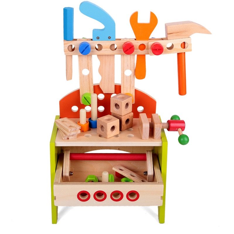 wholesale Wooden workbench toys