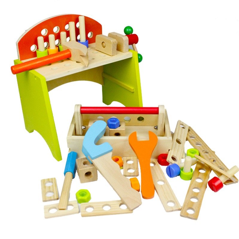 wholesale Wooden workbench toys