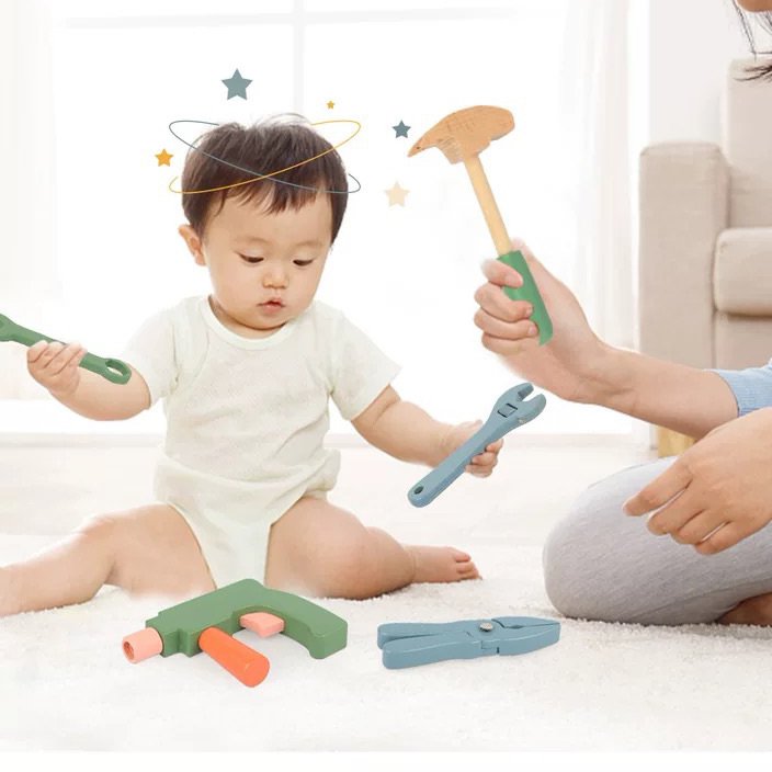 wholesale Wooden workbench toys