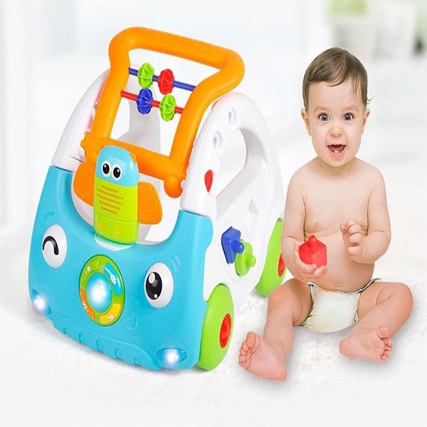 Light Music Games Customized 3 in 1 Radio Control Baby Walker (2)11 OEM customized 3 in 1 Radio Control baby walker