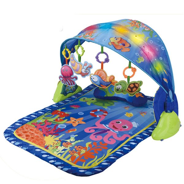 customized ocean theme baby play mat