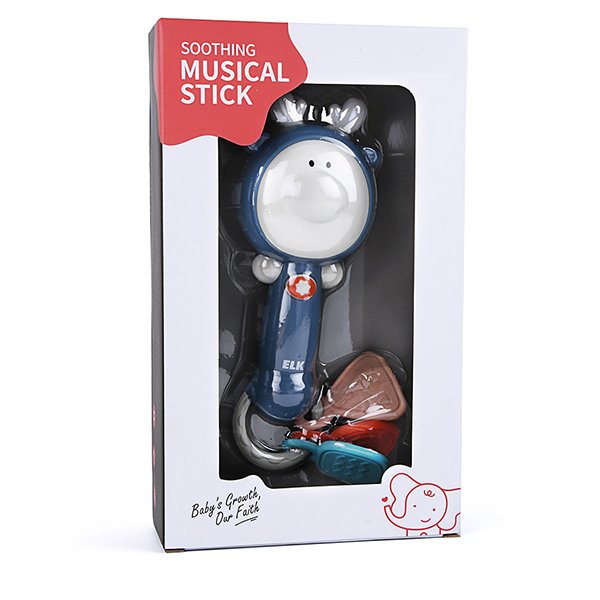 This bespoke deer shape shaking rattle