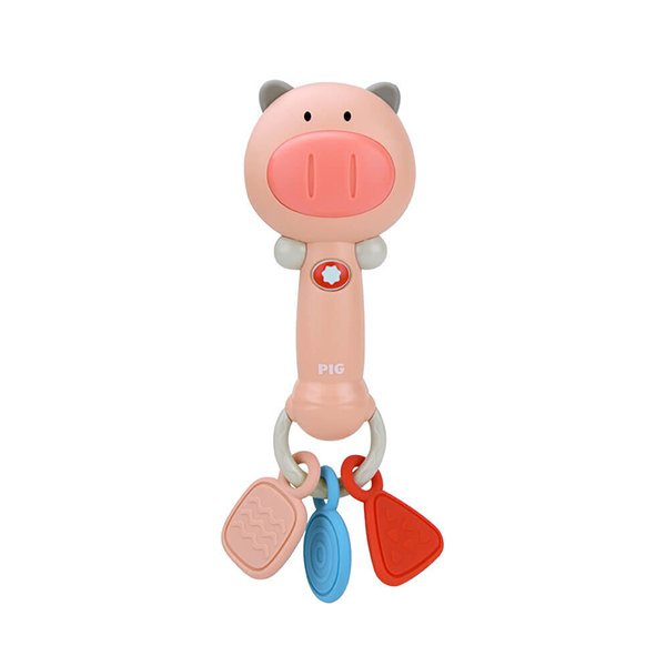 Pig Shape Shaking Rattle