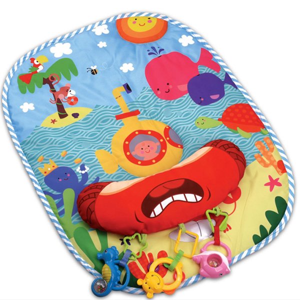 Hot Customized Activity Gym And Play Mat Submarine Theme