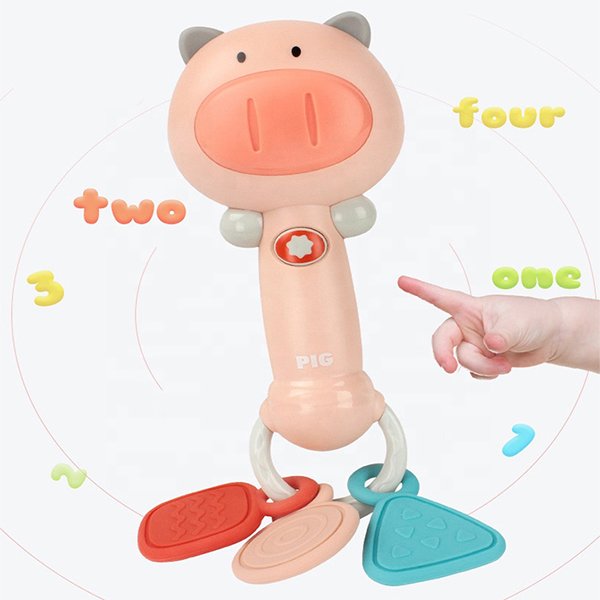 Pig Shape Shaking Rattle