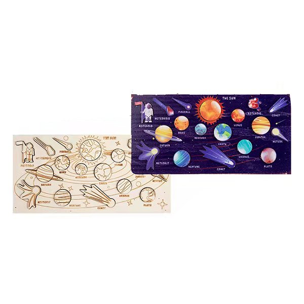Best Selling 3+ Wholesale Wooden Solar System Puzzle