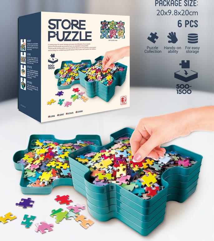 Stackable Puzzle Sorter Trays For Puzzle Piece Wholesale