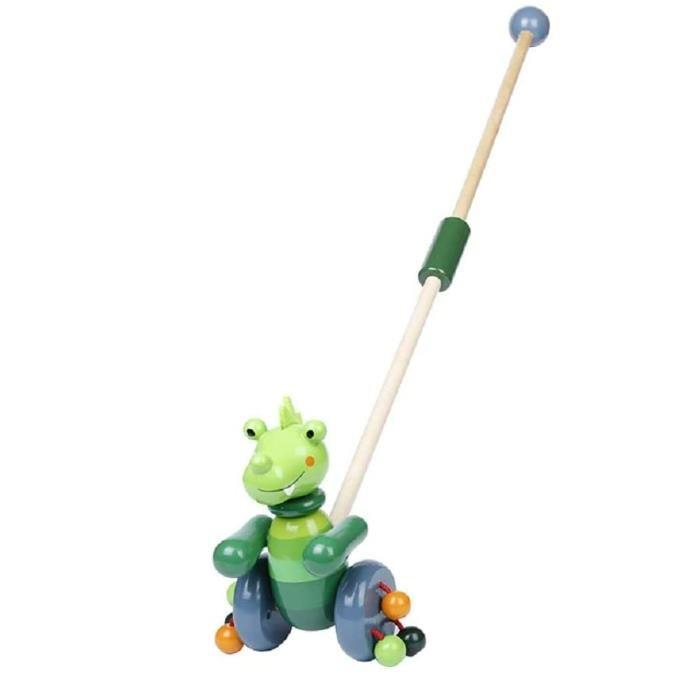 OEM Wooden Push-n-Pull Activity Walking Toy for 12m+