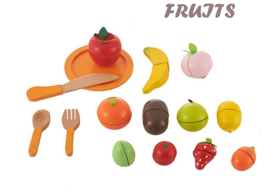 OEM Wooden Cutting Food for Kids 18m+