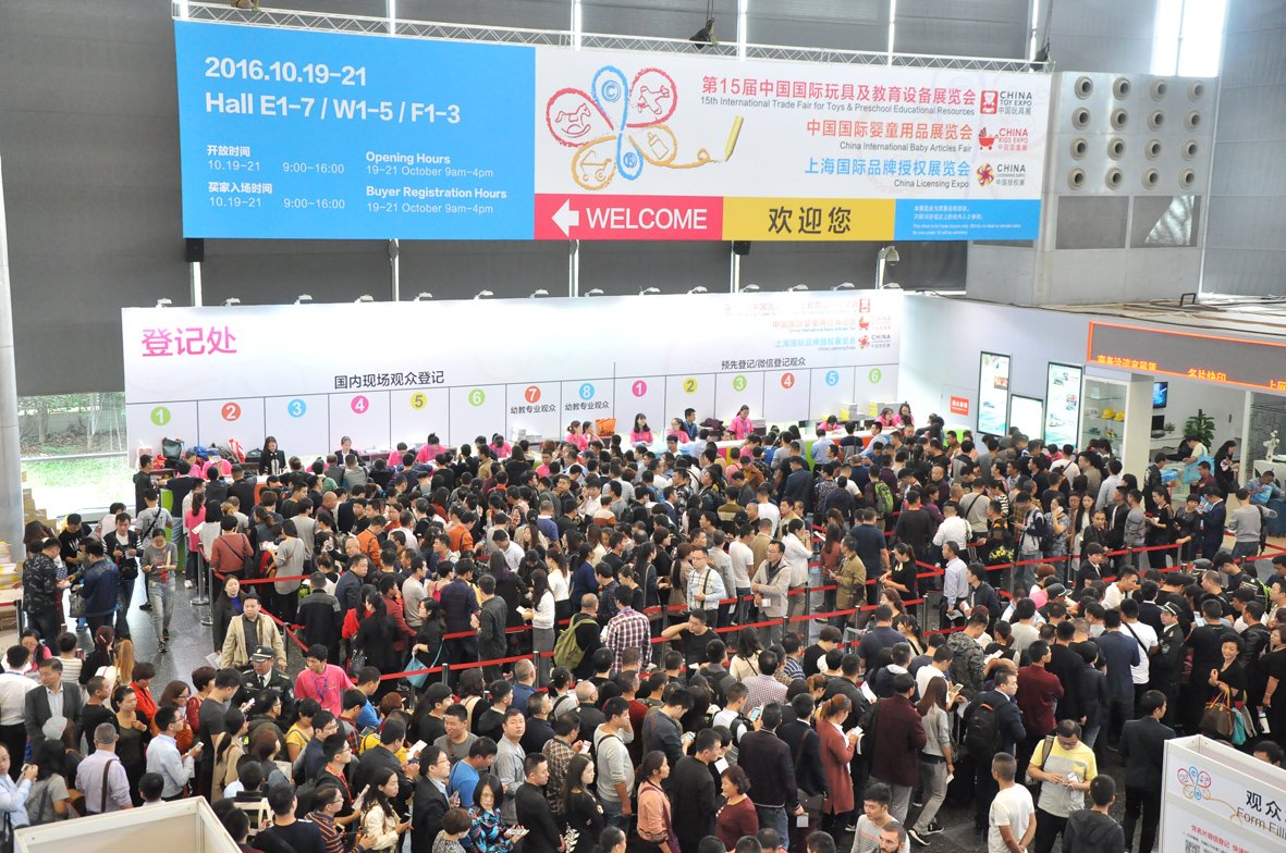 People go to fairs to get latest informaiton about toys.