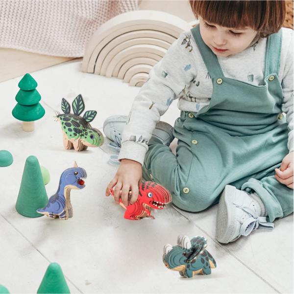 oem 3D tiger puzzle in china c oem 3d dino puzzle