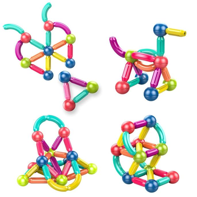 Magnetic Balls and Rods Set Building Blocks