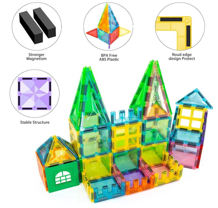 Private Label 65 PCS Magnetic Building Blocks Private Label 65 PCS Magnetic Building Blocks