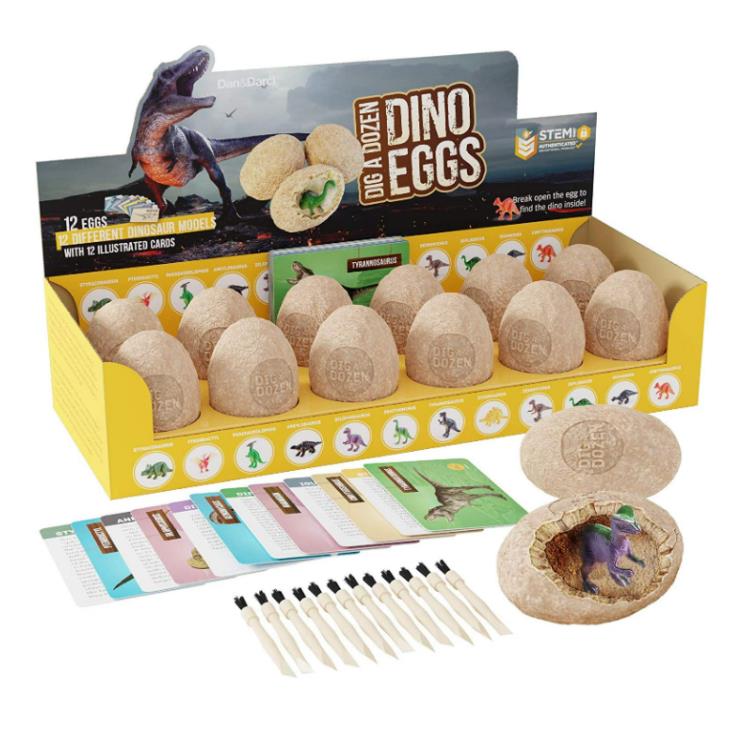 Private Label Dig up 12 Eggs Discover Surprise Dinosaurs Kit
