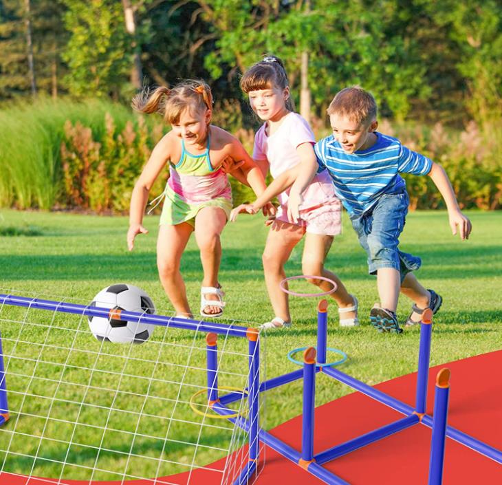 Private Label Soccer game and throwing ring game 2 in 1