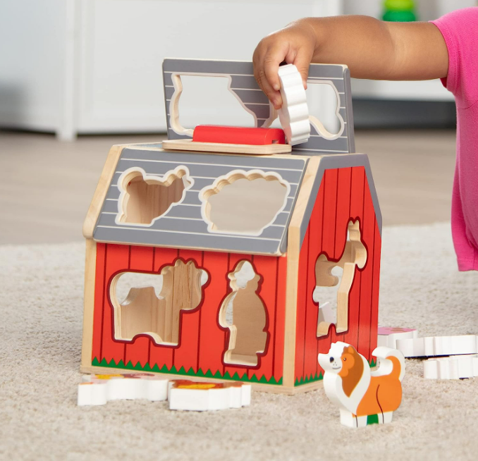 Wooden Sorting Barn Toys