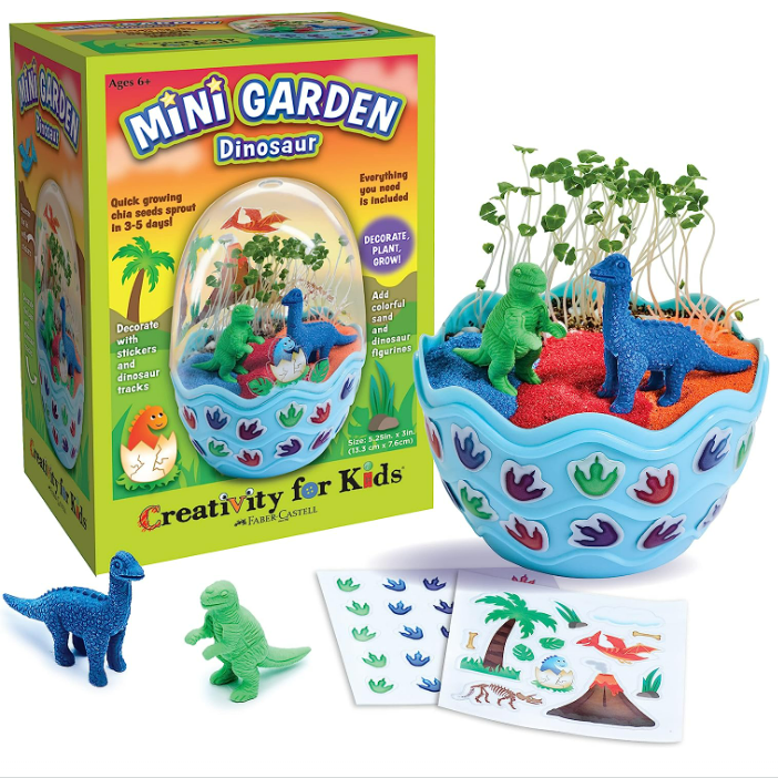 mini dinosaur garden