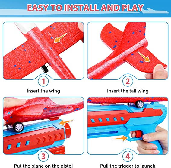 Pack Airplane Launcher Toys