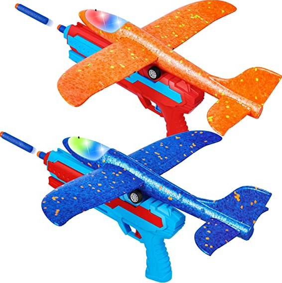 Pack Airplane Toys with Launcher